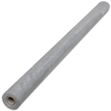 Plasă de sârmă, argintiu, 100 x 1000 cm, aluminiu - Img 2
