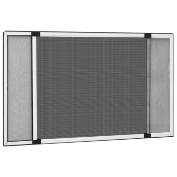 Plasă insecte extensibilă pentru ferestre, alb, (100-193)x75 cm - Img 1
