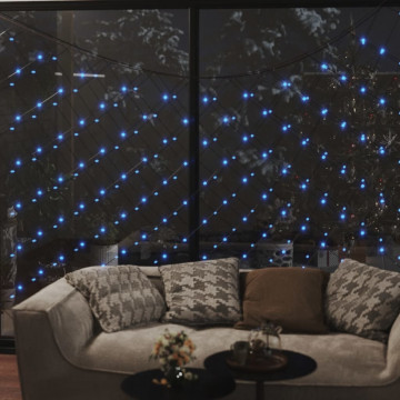 Plasă lumini Crăciun, albastru, 4x4 m 544 LED interior/exterior - Img 4