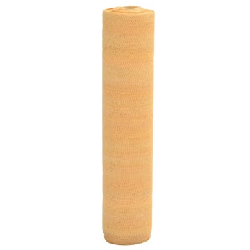 Plasă protecție intimitate, nisipiu, 1,5x25 m, HDPE, 150 g/m² - Img 1