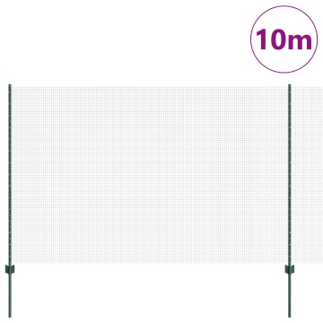 Plasă Sudată cu 5 U Posturi Verzi 1.5x10 m Oțel - Img 3