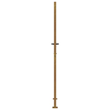 Poartă pentru grădină, 105x205 cm, oțel corten, model iarbă - Img 5