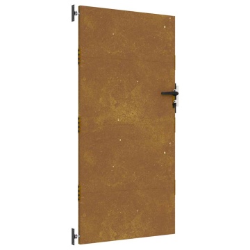 Poartă pentru grădină, 85x175 cm, oțel corten - Img 2