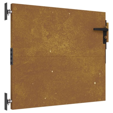 Poartă pentru grădină, 85x75 cm, oțel corten - Img 2