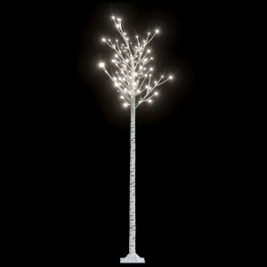 Pom Crăciun 200 LED-uri alb rece 2,2 m salcie interior/exterior - Img 2
