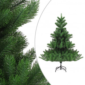 Pom Crăciun artificial brad Nordmann LED&globuri verde 180 cm - Img 2