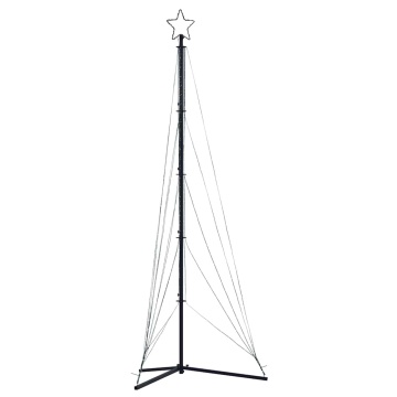Pom de Crăciun LED 525 LED-uri Alb Rece 302 cm - Img 4