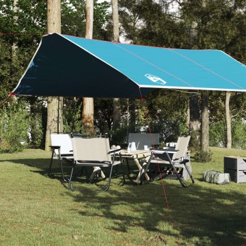 Prelată de camping, albastru, 420x440 cm, impermeabilă - Img 1