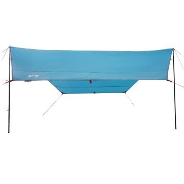 Prelată de camping, albastru, 430x380x210 cm, impermeabilă - Img 4