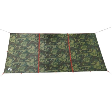 Prelată de camping, camuflaj, 451x420 cm, impermeabilă - Img 8