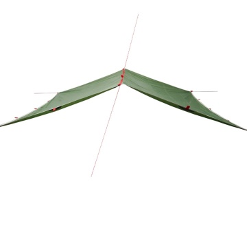 Prelată de camping, verde, 400x294 cm, impermeabilă - Img 8