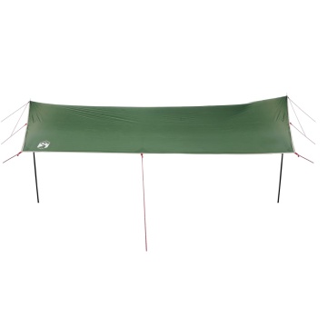 Prelată de camping, verde, 460x305x210 cm, impermeabilă - Img 4