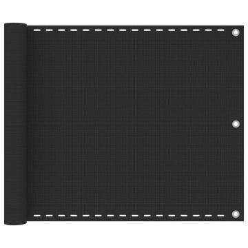 Prelată pentru balcon din HDPE 75 x 600 cm, antracit - Img 1