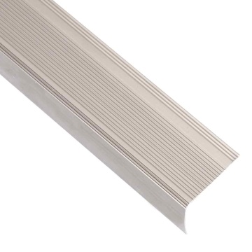 Profile trepte în formă de L, 15 buc. șampanie 100 cm aluminiu - Img 3
