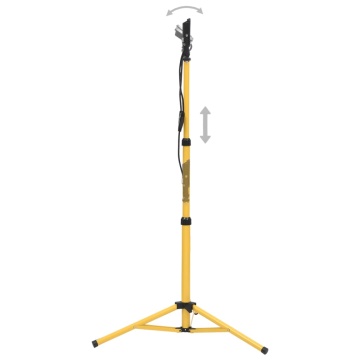 Proiector cu LED și trepied, 2x50 W, alb cald - Img 3