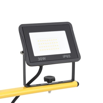 Proiector LED cu trepied, 2x30 W, alb cald - Img 6