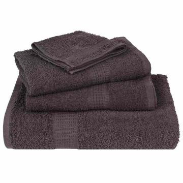 Prosoape pentru saună 10 buc Antracit 360 g/m² 100% bumbac - Img 4