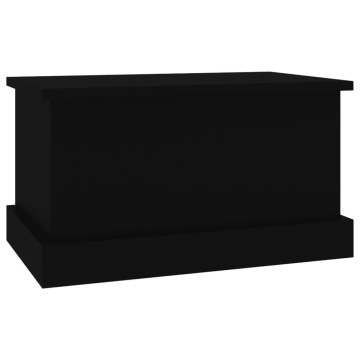 Raft de depozitare, negru, 50x30x28 cm, lemn prelucrat - Img 8
