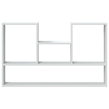 Raft de perete, alb, 99x15x60 cm, lemn prelucrat - Img 4