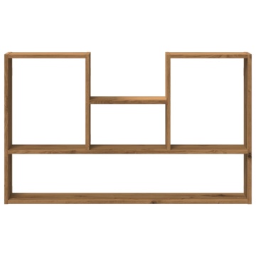 Raft de perete, lemn artizanal, 99x15x60 cm, lemn prelucrat - Img 4