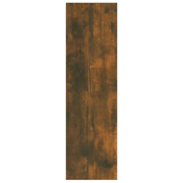 Raft de perete, stejar fumuriu, 75x16x55 cm, lemn compozit - Img 4