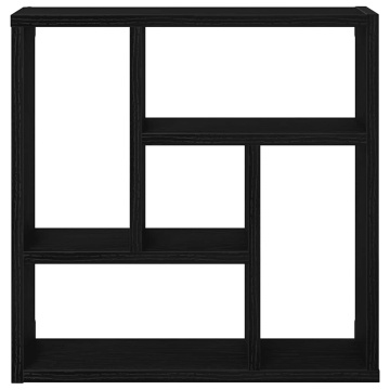 Raft de perete Stejar negru 45x16x45 cm Lemn prelucrat - Img 8