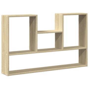 Raft de perete, stejar sonoma, 99x15x60 cm, lemn prelucrat - Img 2