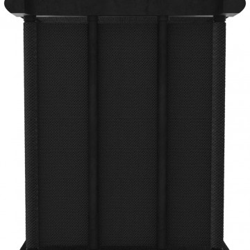 Raft expunere 9 cuburi negru 103x30x107,5 cm, material textil - Img 8
