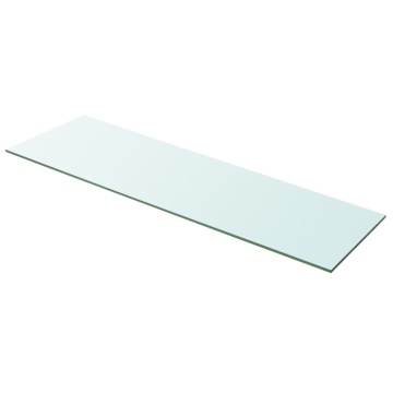Rafturi, 2 buc., 100 x 30 cm, panouri sticlă transparentă - Img 2