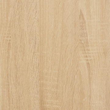 Rafturi de perete cu bare, 2 buc, stejar sonoma, 60x16x14 cm - Img 6