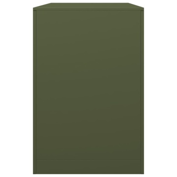 Rastel pentru lemne de foc, verde, 100x40x60 cm, oțel - Img 8