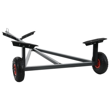 Remorca pentru bărci 212-302 cm - Lungime ajustabilă, 160 kg, din oțel - Img 4