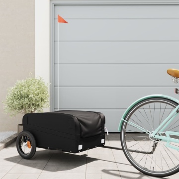 Remorcă pentru biciclete, negru, 30 kg, fier - Img 1