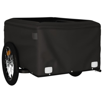 Remorcă pentru biciclete, negru și verde, 45 kg, fier - Img 7