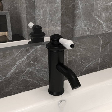 Robinet chiuvetă de baie, negru, 130x180 mm - Img 1
