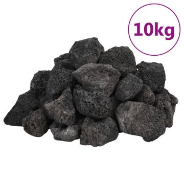 Roci vulcanice, 10 kg, negru, 3-5 cm - Img 2