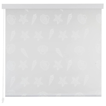 Roletă perdea de duș 80x240 cm Model stea de mare - Img 2