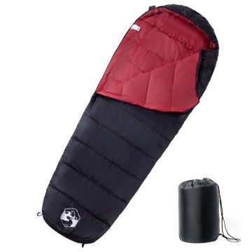 Sac de dormit tip mumie pentru adulți de camping, 3 anotimpuri - Img 1