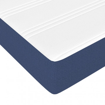 Saltea de pat cu arcuri, albastru, 100x200x20 cm, textil - Img 7