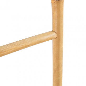 Scară pentru prosoape cu 5 trepte, bambus, 150 cm - Img 3