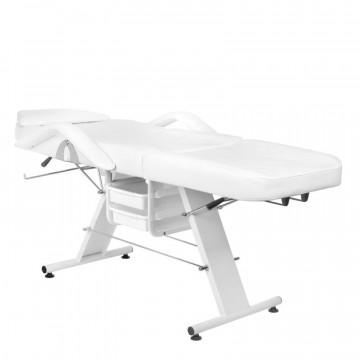 Scaun cosmetic Basic 202 alb - Img 4