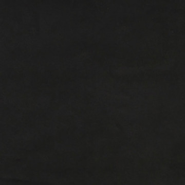 Scaun de birou pivotant, negru, catifea - Img 7