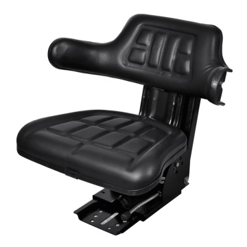 Scaun de tractor cu suspensie, negru - Img 1
