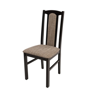 Scaun din lemn masiv de fag tapitat cu stofa s-37 boss7 w2, wenge - Img 1