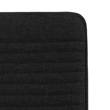 Scaune de bucătărie, 2 buc. negru, textil - Img 6