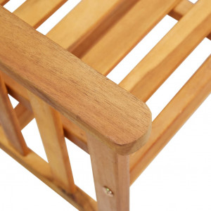 Scaune de grădină cu masă de ceai, 159x61x92 cm, lemn de acacia - Img 7