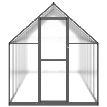 Sere cu cadru de bază, antracit, 445x169x195 cm, aluminiu - Img 3