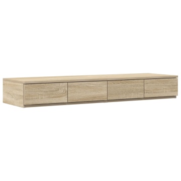 Sertare de pat, stejar sonoma, 120x36,5x16,5 cm lemn prelucrat - Img 2