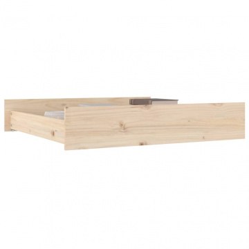 Sertare pentru pat, 2 buc., lemn masiv de pin - Img 5