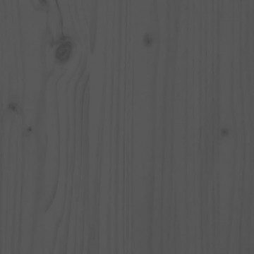 Servantă, gri, 100x40x75 cm, lemn masiv de pin - Img 7